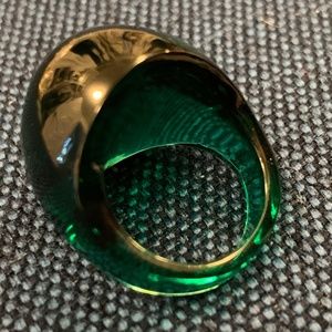 Lalique Crystal Dome Ring